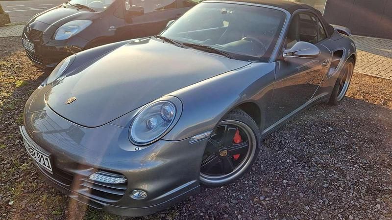 Grau Gebraucht 2010 Porsche 911 Turbo Cabriolet Cabrio | 94.000 € - Bild 1/4
