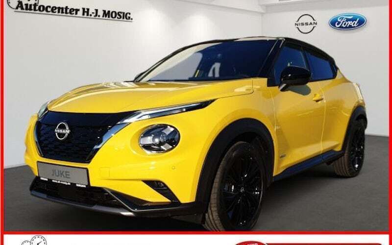 Gelb schwarz Gebraucht 2025 Nissan Juke SUV | 31.695 € (Teuer) - Bild 1/4
