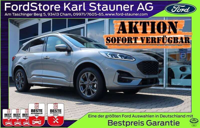 Silver metallic Neu 2024 Ford Kuga ST-Line X SUV | 33.480 € (Superpreis) - Bild 1/4