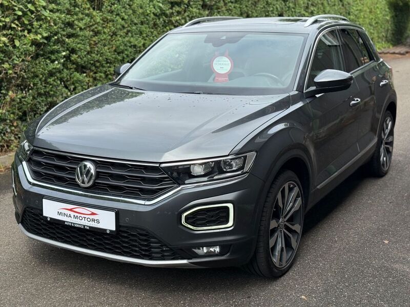 Indiumgrau metallic Gebraucht 2018 VW T-Roc Sportline SUV | 19.999 € (Guter Preis) - Bild 1/4