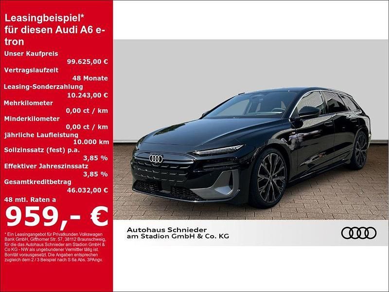Schwarz Neu 2025 Audi A6 e-tron Performance Kombi | 99.625 € - Bild 1/4