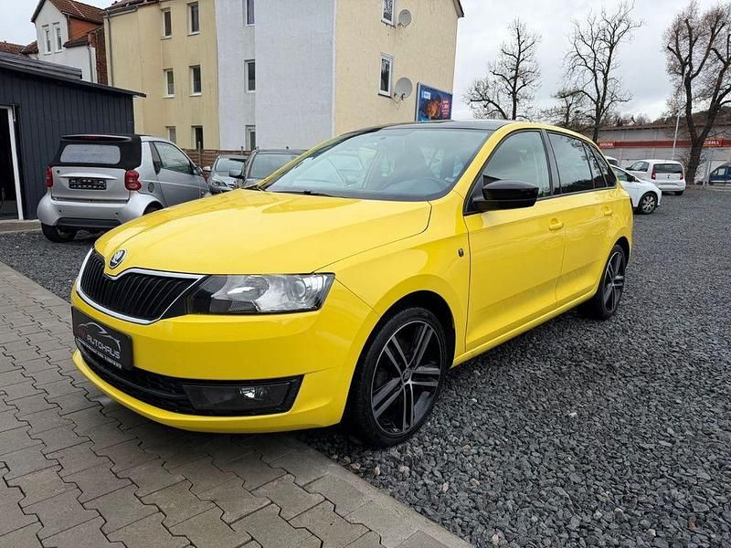 Gebraucht Skoda Rapid Style 122 PS (89 kW) 2014 Gelb Kleinwagen
