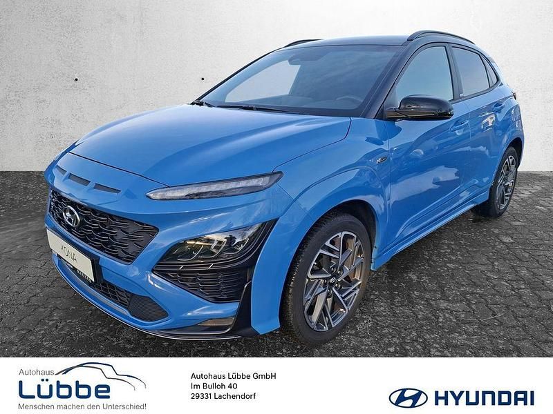 Gebraucht Hyundai Kona N Line 120 PS (88 kW) 2021 Blau SUV