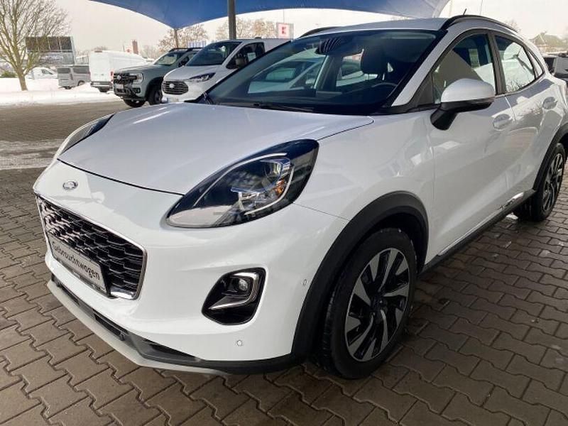 Gebraucht Ford Puma Titanium 125 PS (91 kW) 2023 Frostweiß (weiss) SUV