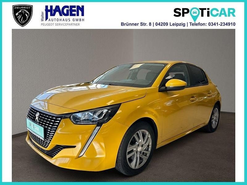 Gebraucht Peugeot 208 Active 101 PS (74 kW) 2021 Faro gelb Kleinwagen
