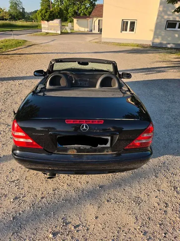 Gebraucht Mercedes SLK200 163 PS (119 kW) 2003 Schwarz Cabrio
