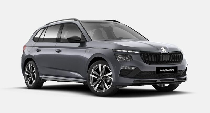 Graphit grau metallic Neu 2024 Skoda Kamiq Monte Carlo SUV | 34.900 € (Teuer) - Bild 1/4