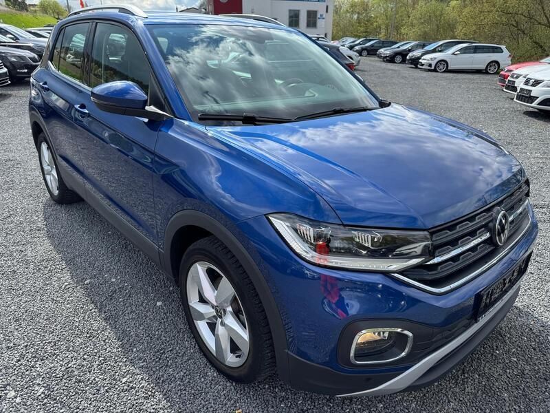 Blau Gebraucht 2022 VW T-Cross Style SUV | 19.320 € (Guter Preis) - Bild 1/4