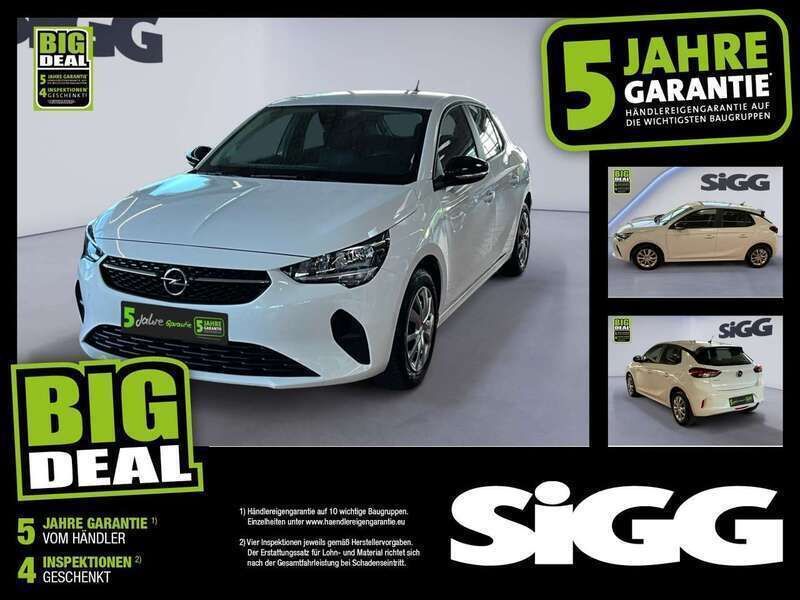 Jade weiss/arktis weiss (metallic) Gebraucht 2022 Opel Corsa Edition Kleinwagen | 12.580 € (Guter Preis) - Bild 1/4
