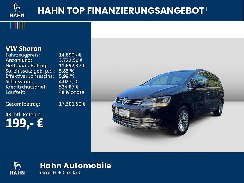Gebraucht VW Sharan Cup 150 PS (110 kW) 2014 Deep black perleffekt Van / Kleinbus