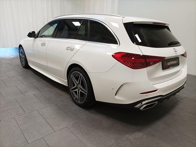 Gebraucht Mercedes C220 AMG line 197 PS (144 kW) 2024 Weiß Kombi
