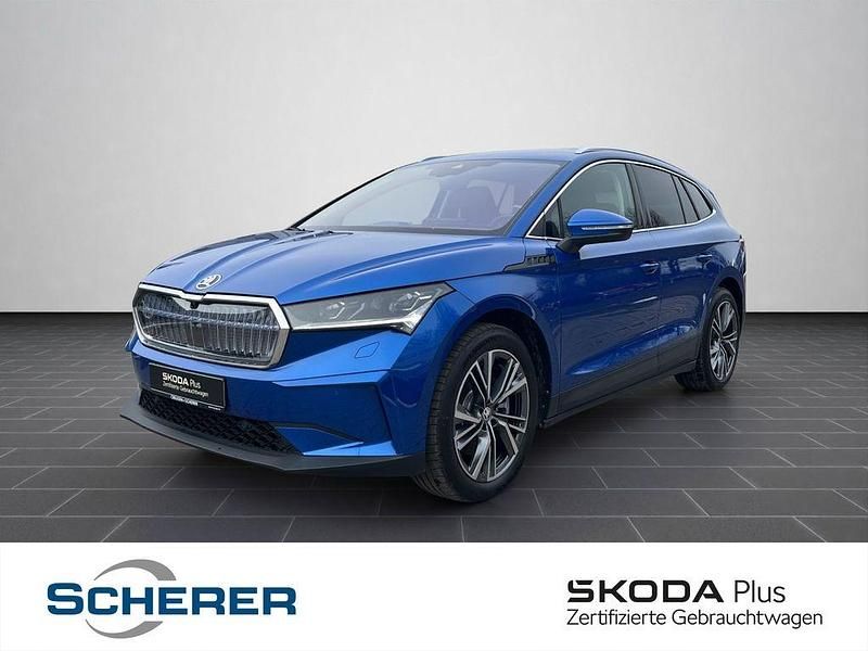 Gebraucht Skoda Enyaq iV Loft 194 kW (265 PS) 2023 Raceblau metallic (metallic) SUV