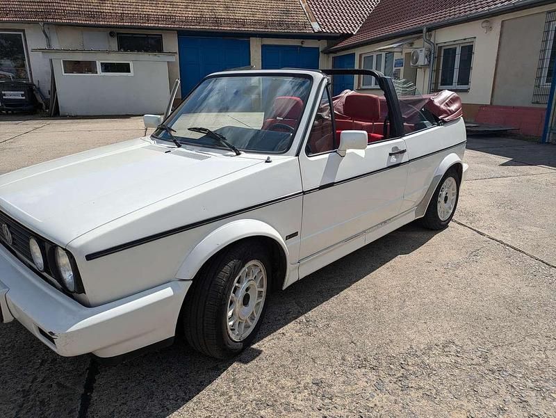 Weiß Gebraucht 1990 VW Golf Cabriolet Cabrio | 12.754 € - Bild 1/4