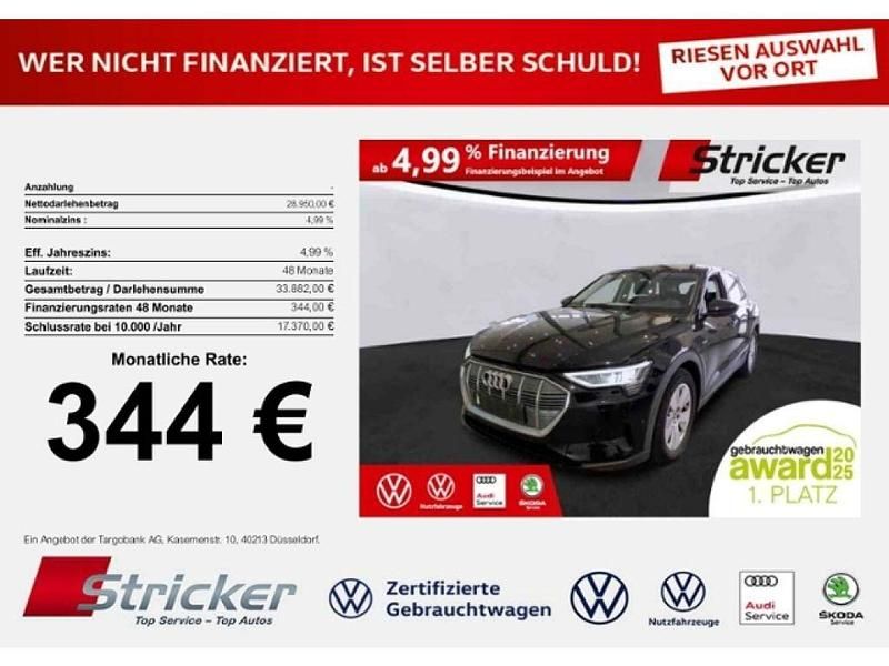 Brillantschwarz Gebraucht 2022 Audi e-tron Performance SUV | 28.949 € - Bild 1/3