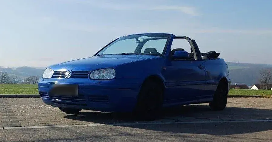 Brugt VW Golf Cabriolet 101 HK (74 kW) 1998 Blå Cabriolet