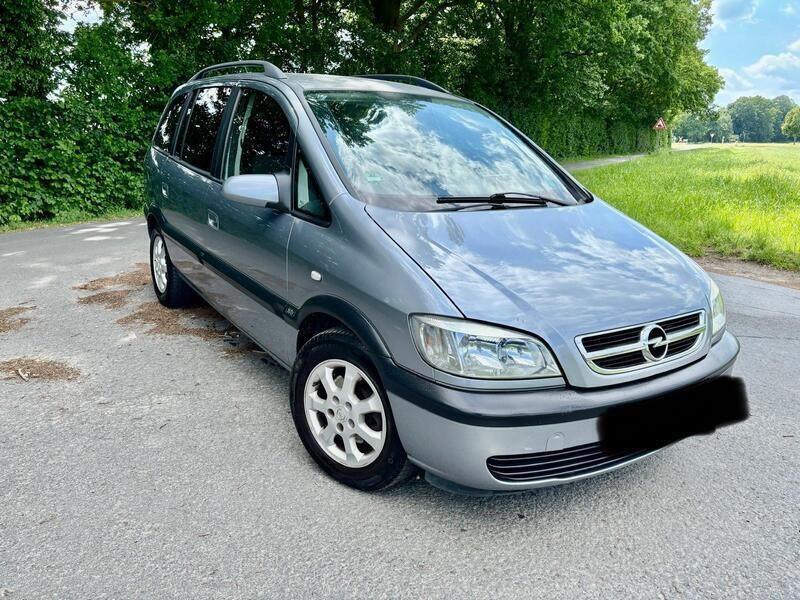 Silber Gebraucht 2004 Opel Zafira Van / Kleinbus | 1.799 € (Fairer Preis) - Bild 1/4