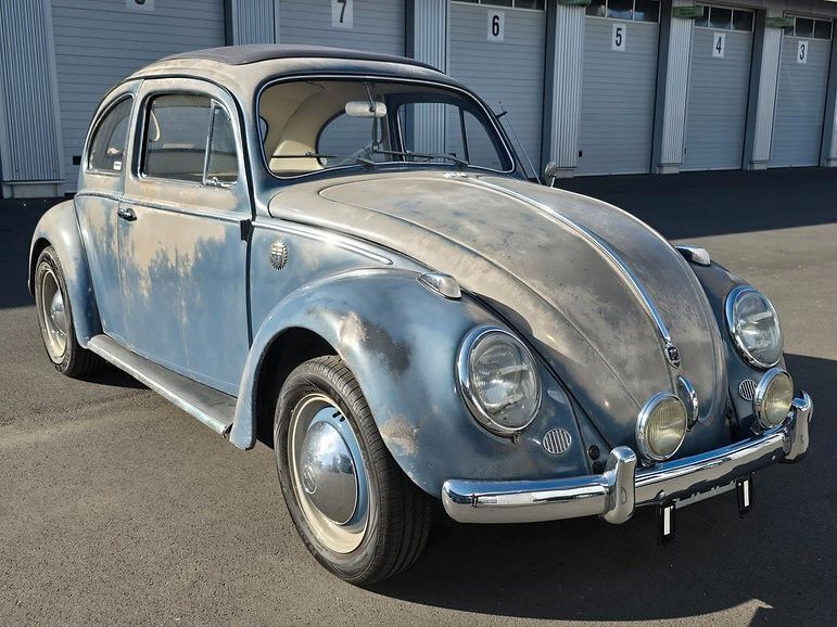 Gebraucht VW Käfer 34 PS (25 kW) 1958 Blau / grundierungsgrau Limousine