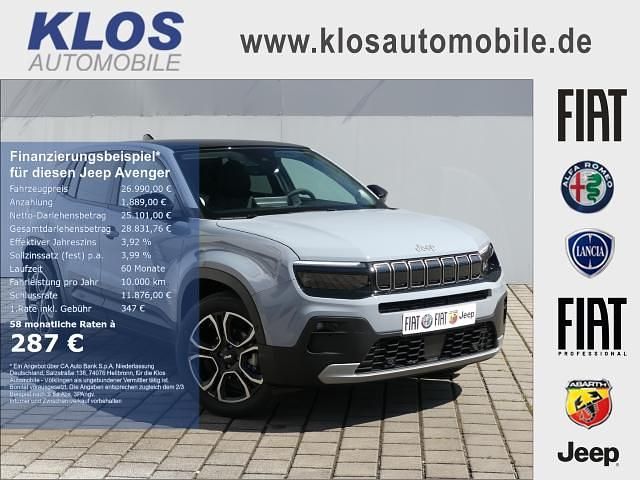 Grau Neu 2025 Jeep Avenger Summit SUV | 26.990 € (Fairer Preis) - Bild 1/4