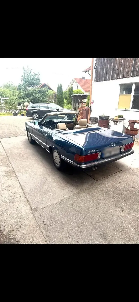Gebraucht Mercedes SL300 180 PS (132 kW) 1987 Blau Cabrio
