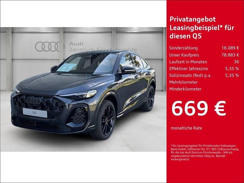 Grau Neu 2025 Audi Q5 Sportback Advanced Plus SUV | 78.883 € - Bild 1/4