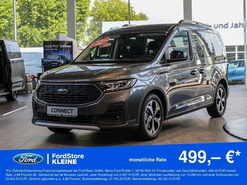 Grau Neu 2025 Ford Tourneo Connect Active Van / Kleinbus | 43.490 € (Etwas zu teuer) - Bild 1/4