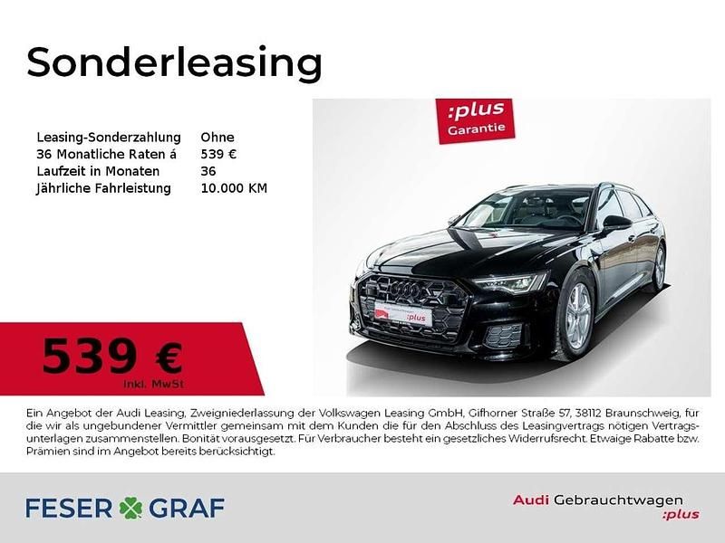 Gebraucht Audi A6 S-Line 286 PS (210 kW) 2025 Mythosschwarz metallic Kombi