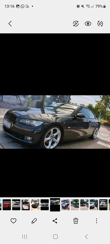 Gebraucht BMW 335 Cabriolet 306 PS (225 kW) 2007 Schwarz Cabrio