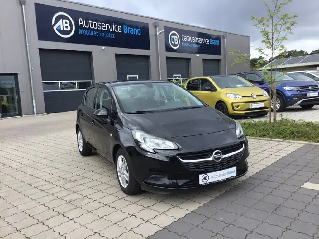 Gebraucht Opel Corsa Edition 90 PS (66 kW) 2018 Schwarz Kleinwagen