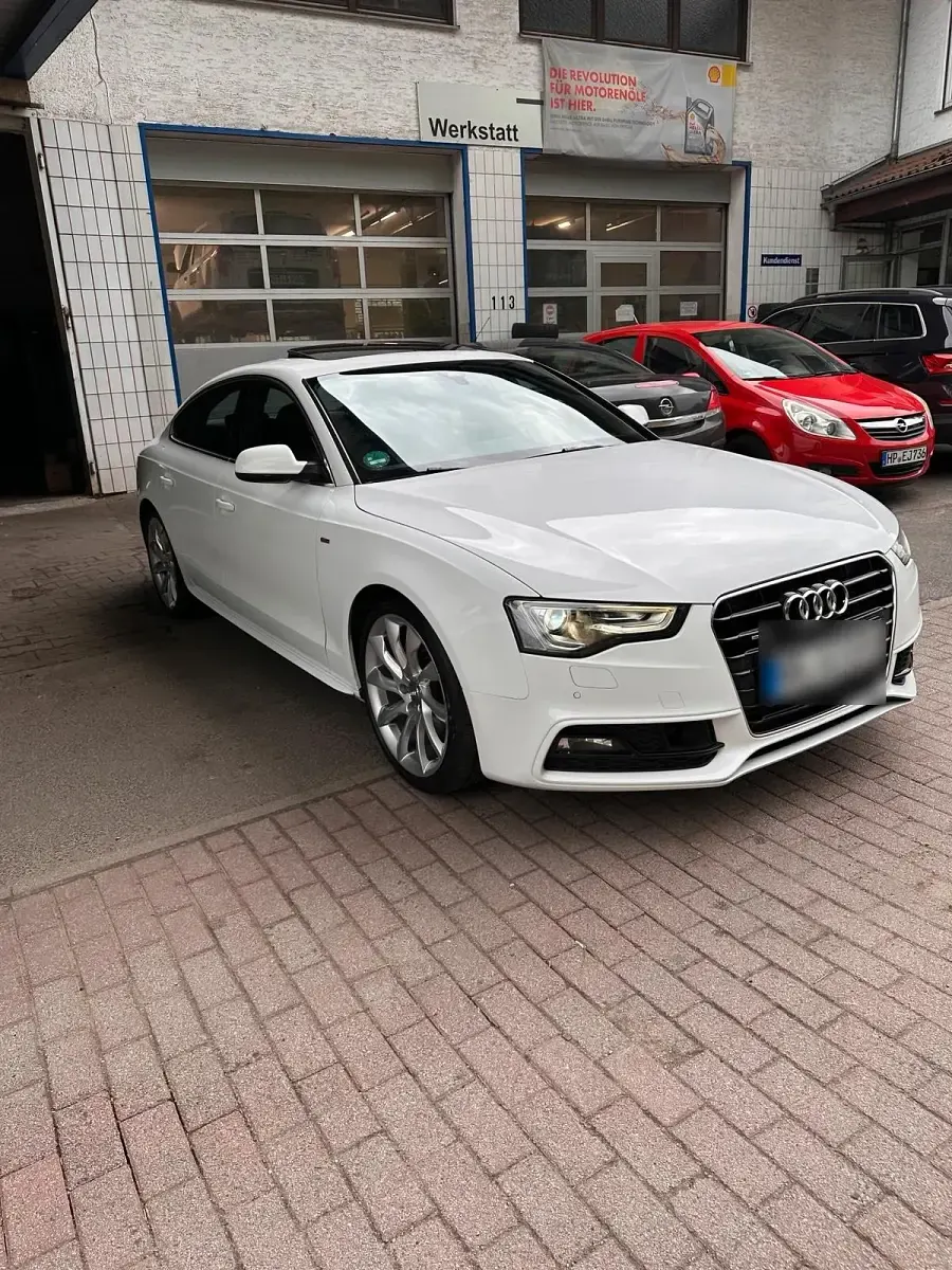 Gebraucht Audi A5 Sportback S-Line 245 PS (180 kW) 2013 Weiß Kleinwagen