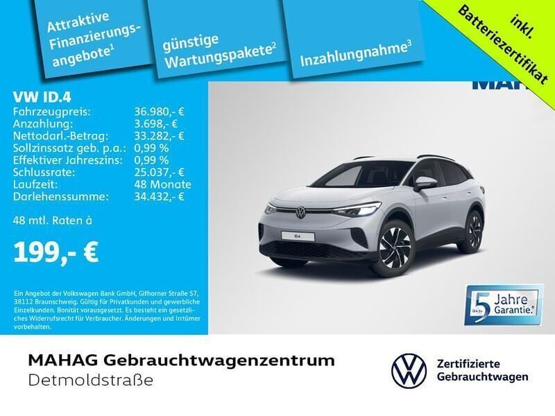 Gebraucht VW ID.4 Move 210 kW (286 PS) 2024 Scale silver metallic SUV