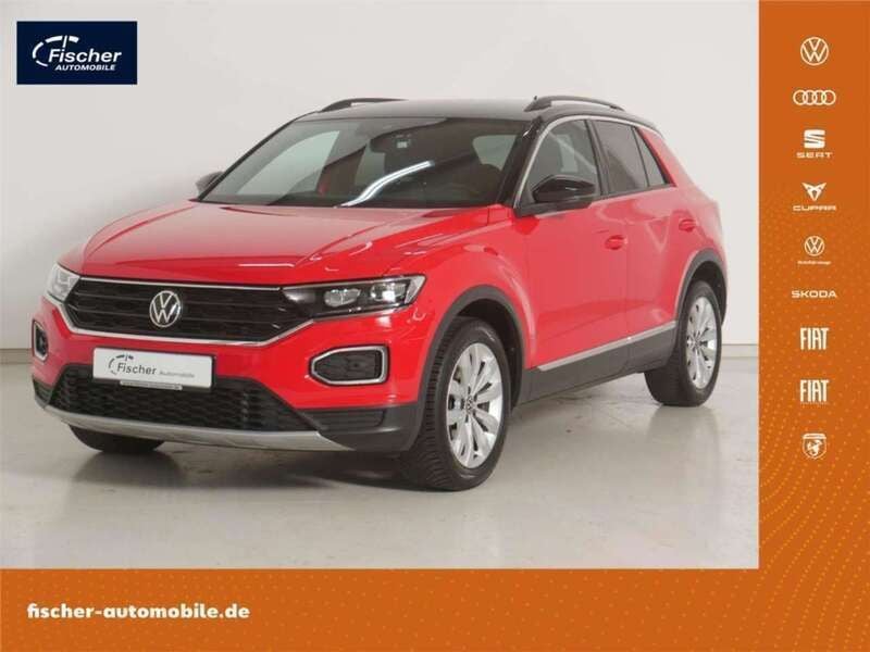 Rot Gebraucht 2022 VW T-Roc Sport SUV | 27.940 € (Superpreis) - Bild 1/4