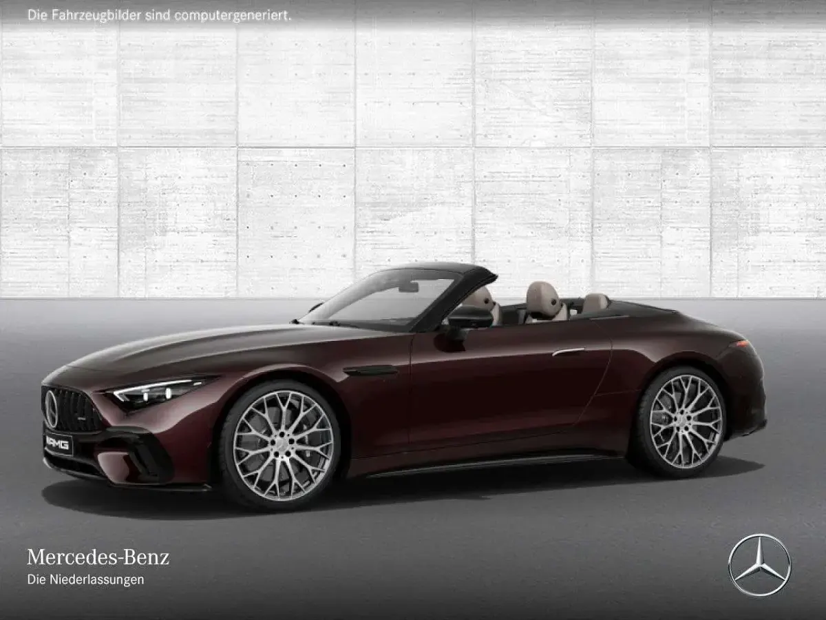 Gebraucht Mercedes SL63 AMG AMG 585 PS (430 kW) 2026 Rot Cabrio