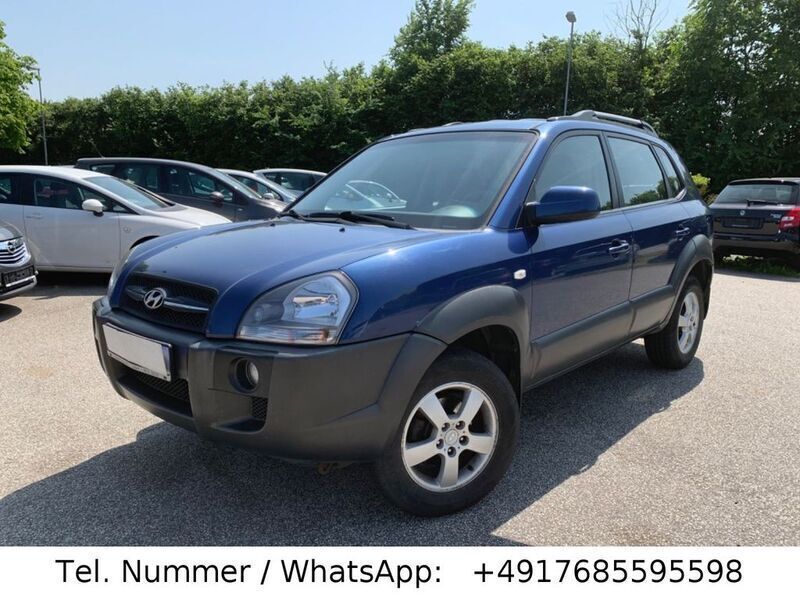 Blau Gebraucht 2007 Hyundai Tucson GLS SUV | 4.300 € (Etwas zu teuer) - Bild 1/4