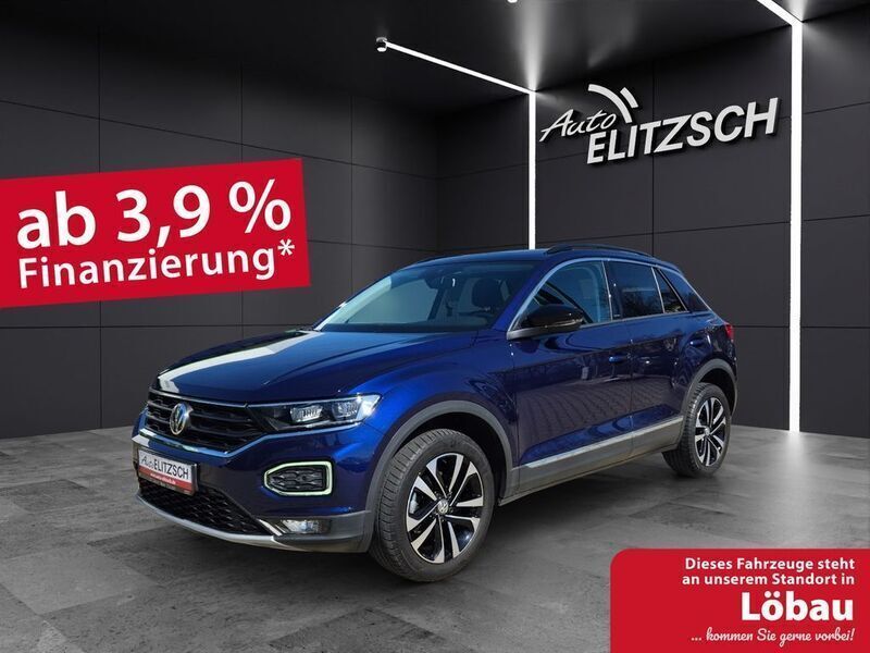 Blau Gebraucht 2020 VW T-Roc United SUV | 21.740 € (Fairer Preis) - Bild 1/4