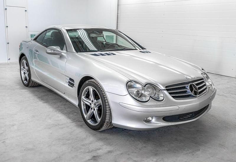 Gebraucht Mercedes SL500 306 PS (225 kW) 2003 Silber Cabrio
