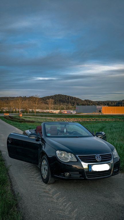 Schwarz Gebraucht 2008 VW Eos Edition Cabrio | 4.500 € (Fairer Preis) - Bild 1/4