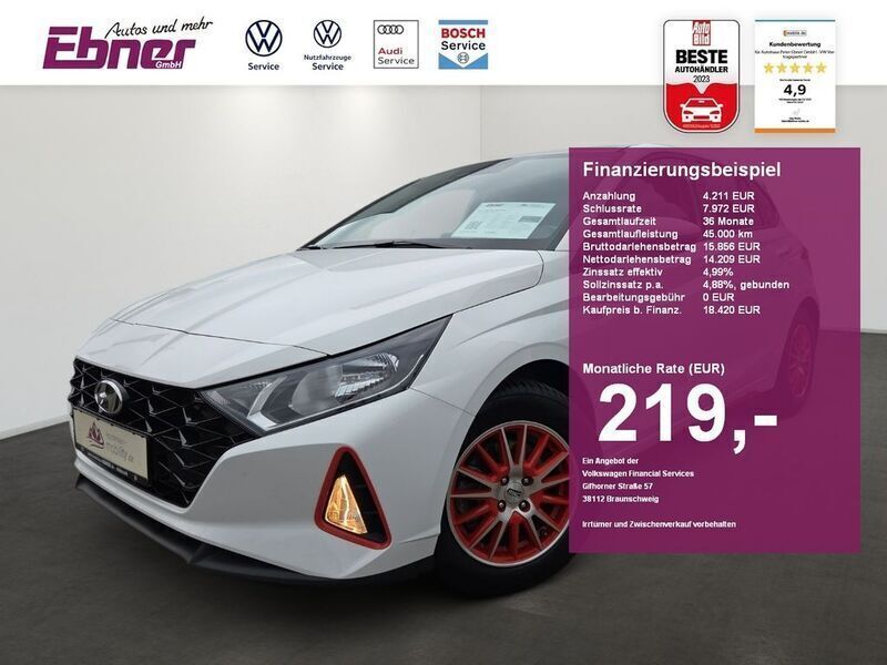 Atlas white / sol Gebraucht 2023 Hyundai i20 Select Limousine | 18.800 € (Etwas zu teuer) - Bild 1/4