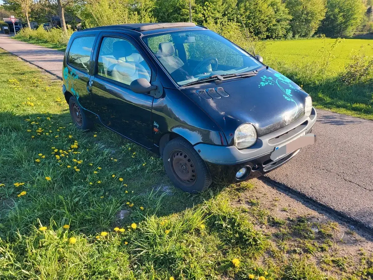 Gebraucht Renault Twingo 58 PS (42 kW) 2000 Schwarz Kleinwagen