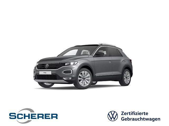 Indiumgrau metallic (metallic) Gebraucht 2021 VW T-Roc Sportline SUV | 24.600 € (Fairer Preis) - Bild 1/4