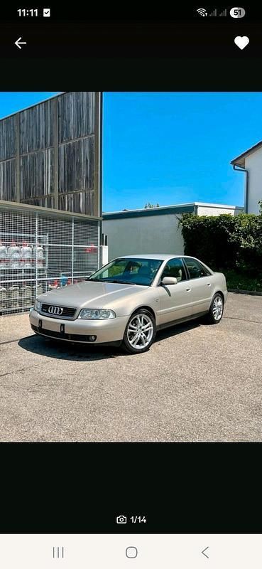 Gold Gebraucht 1999 Audi A4 Comfort Limousine | 3.300 € (Fairer Preis) - Bild 1/4
