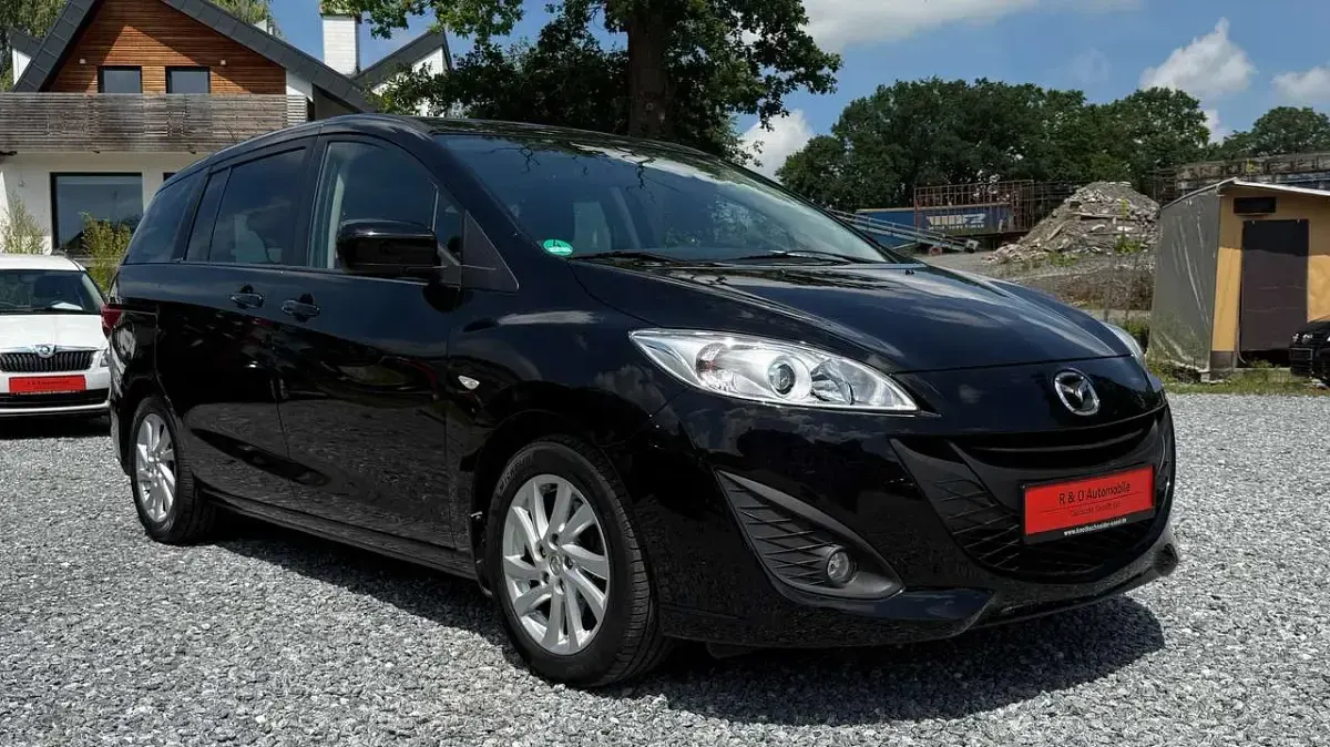 Gebraucht Mazda 5 Center-Line 116 PS (85 kW) 2012 Brillantschwarz Van / Kleinbus