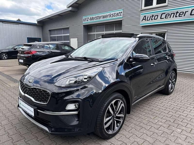 Schwarz Gebraucht 2021 Kia Sportage Platinum SUV | 20.949 € - Bild 1/4