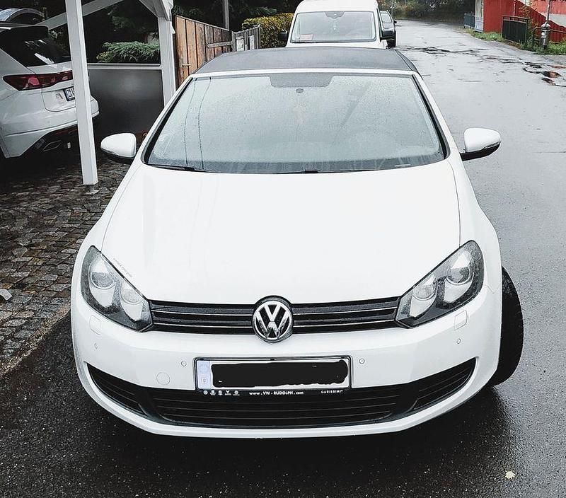 Weiß Gebraucht 2013 VW Golf Cabriolet Cabrio | 10.900 € (Guter Preis) - Bild 1/4