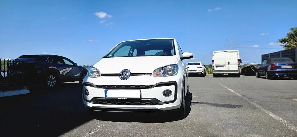 Gebraucht VW up! Highline 90 PS (66 kW) 2018 Weiß Kleinwagen