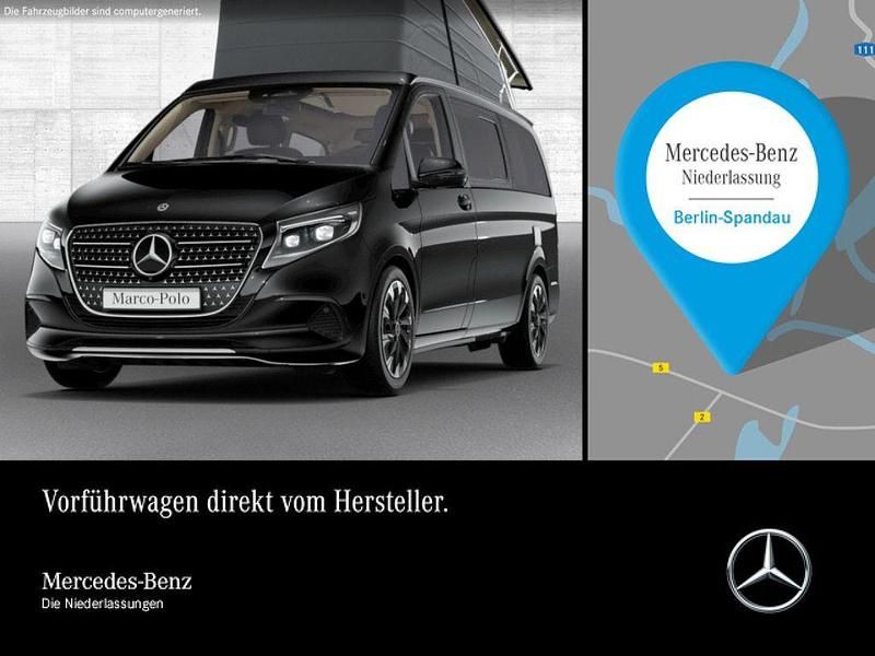 Schwarz Gebraucht 2025 Mercedes V250 Marco Polo Van / Kleinbus | 86.989 € - Bild 1/4
