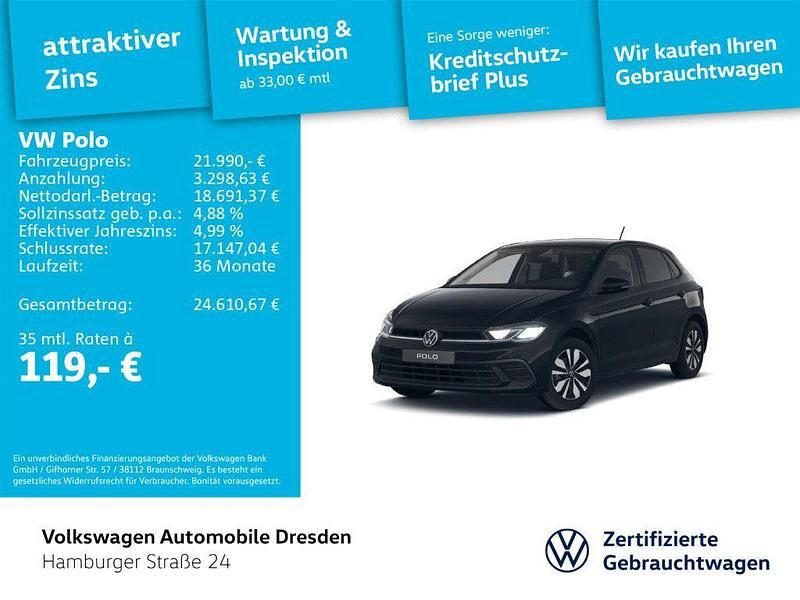 Schwarz Gebraucht 2025 VW Polo Life Limousine | 21.990 € (Fairer Preis) - Bild 1/4