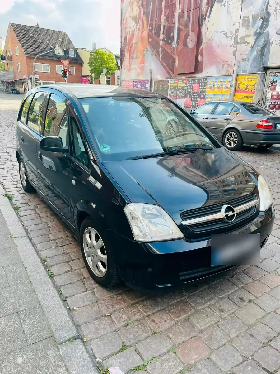 Gebraucht Opel Meriva 90 PS (66 kW) 2004 Schwarz Van / Kleinbus