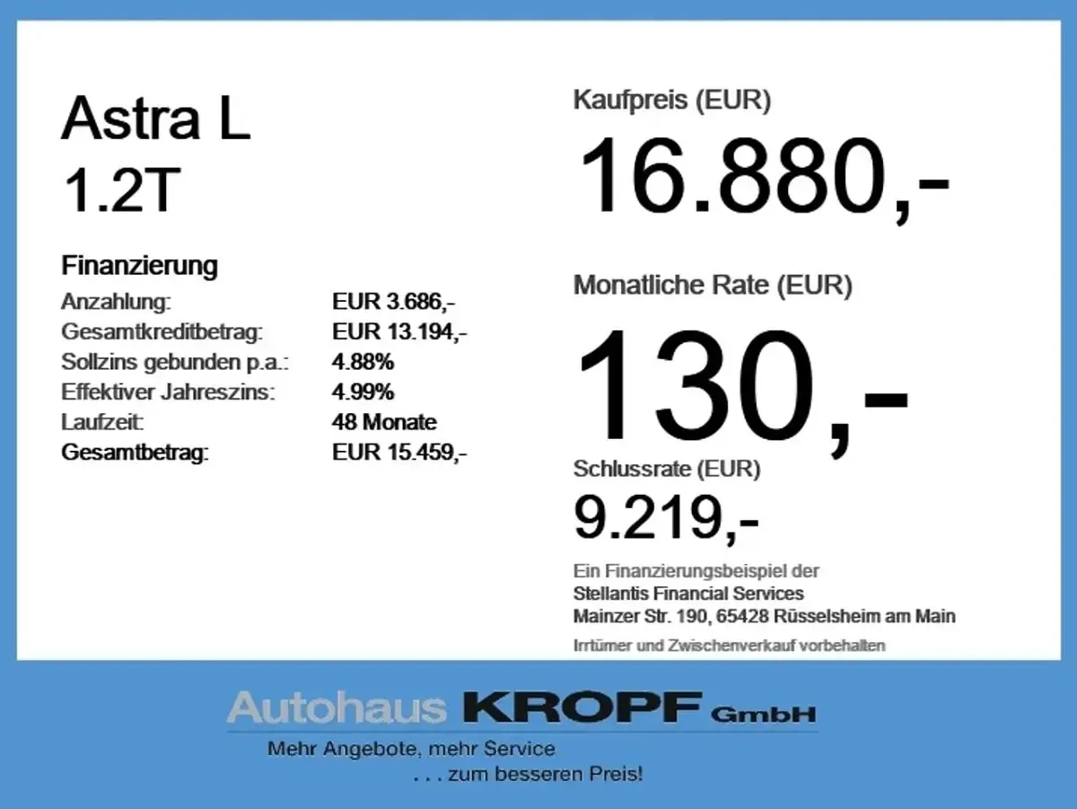 Gebraucht Opel Astra 131 PS (96 kW) 2023 Rot Kleinwagen