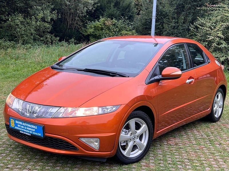 Orange Gebraucht 2008 Honda Civic Sport Limousine | 5.990 € (Fairer Preis) - Bild 1/4