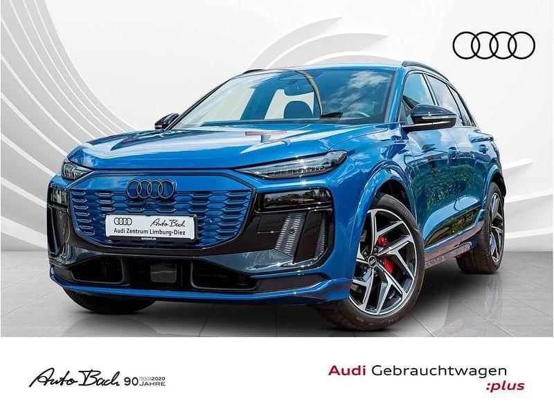 Blau (ascariblau metallic) Gebraucht 2025 Audi Q6 e-tron Ambiente SUV | 83.840 € (Teuer) - Bild 1/4